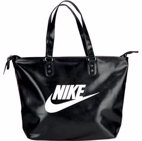 bolsa grande nike couro